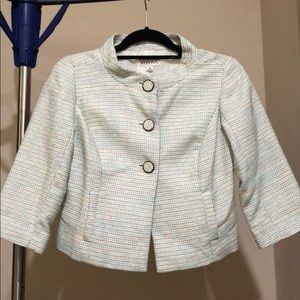 Mint green multi color jacket